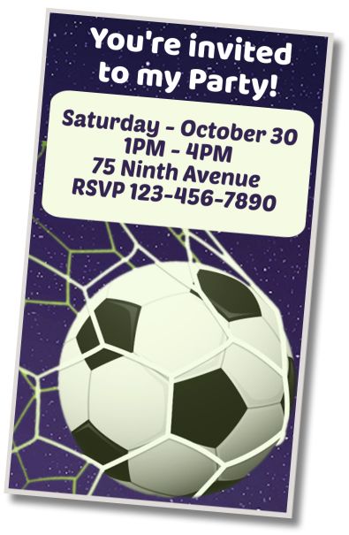 Free personalized birthday invitation Football Birthday Greeting
