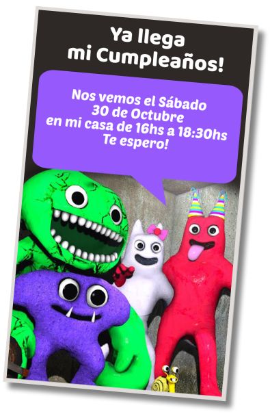 Hacer Invitación Virtual Fiesta de Piscina Garten of Banban