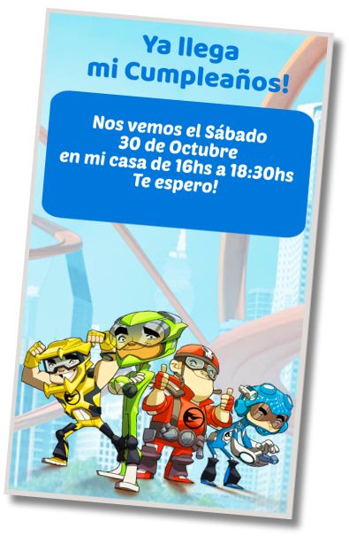 Invitación de cumpleaños personalizada gratis Cumpleaños Virtual Hot Wheels