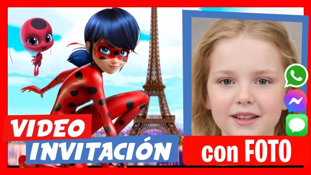 Hacer Video Invitación Ladybug