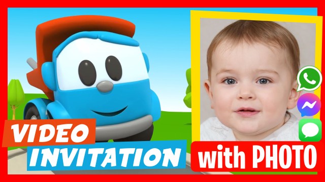 Make Video Invitation Leo the Truck