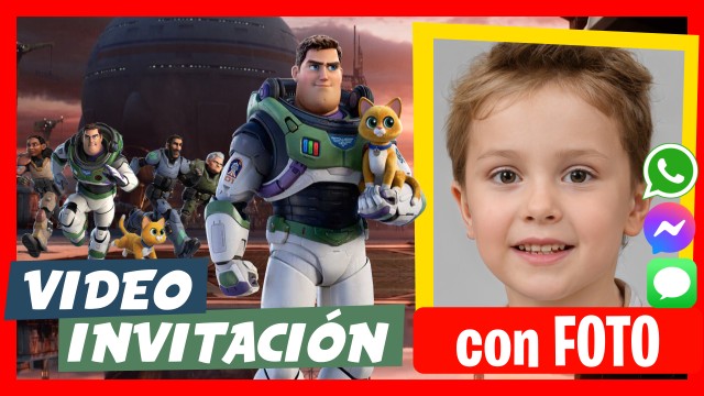 Hacer Video Invitación Buzz Lightyear