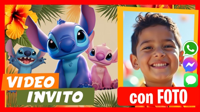Crea Video Invito Stitch