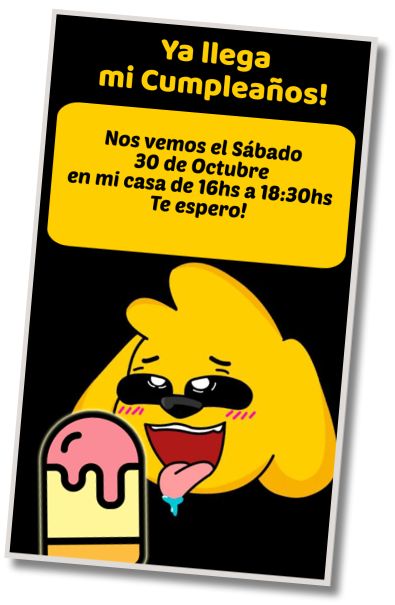 Hacer Invitación Virtual Fiesta de Helados Mikecrack