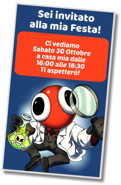 Invito di compleanno personalizzato gratuito Festa in Costume Rainbow Friends