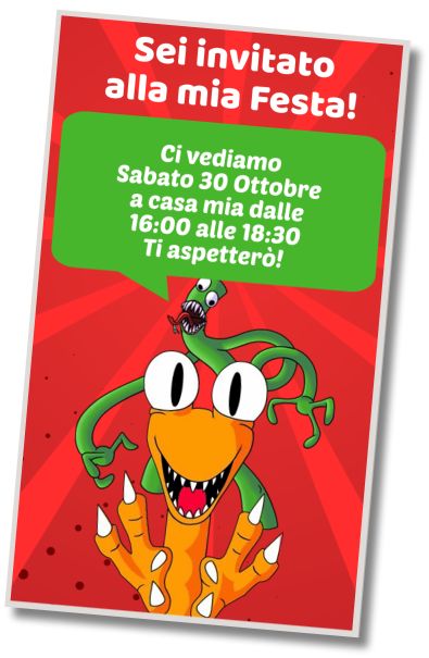 Invito di compleanno personalizzato gratuito Festa a Sorpresa Rainbow Friends