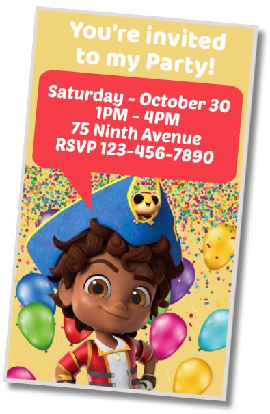 Make Virtual Invitation Santiago de los mares Sleepover Party
