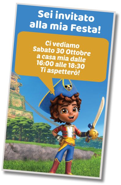 Invito Compleanno Compleanno Santiago dei Mari