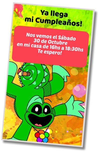 Invitación de cumpleaños personalizada gratis Cumpleaños Smiling Critters