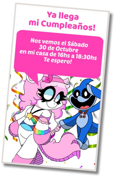Invitación de cumpleaños personalizada gratis Cumpleaños Temático Smiling Critters