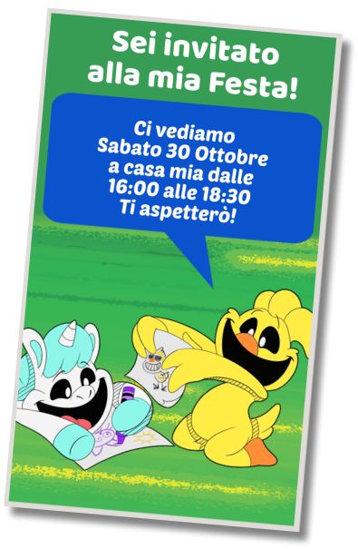 Invito di compleanno personalizzato gratuito Festa in Costume delle Smiling Critters