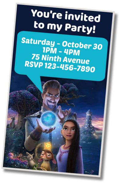 Free personalized birthday invitation Wish Birthday Surprise