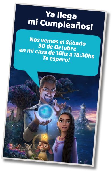 Invitación de cumpleaños personalizada gratis Cumpleaños Sorpresa Wish