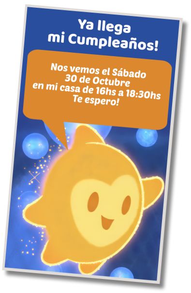 Invitación de cumpleaños personalizada gratis Cumpleaños Temático Wish