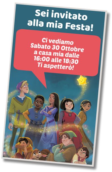 Invito di compleanno personalizzato gratuito Festa in Costume Wish