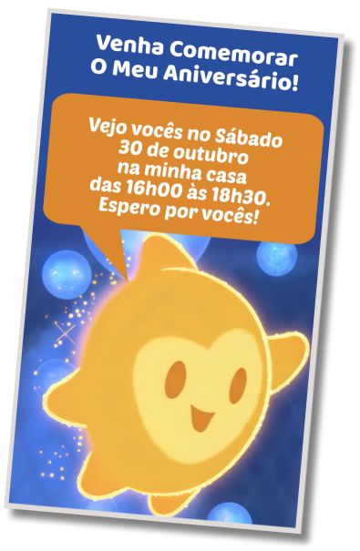 Convite de aniversário personalizado gratuito Aniversário Temático Wish Filme