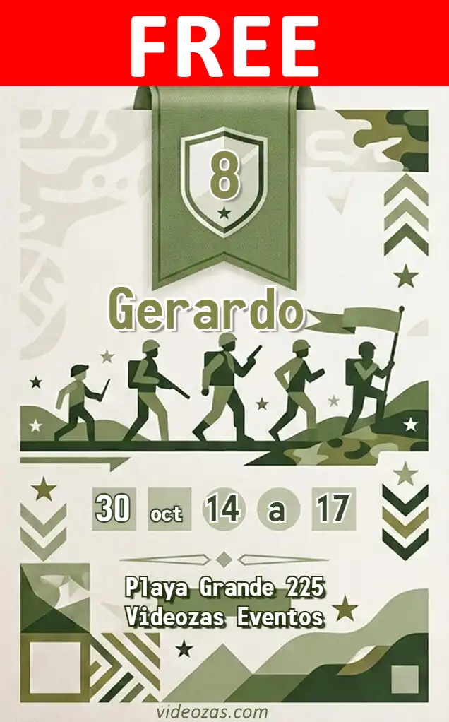 Free Army Military Invitation | Editable and Customizable | Easy and Fast | Make Online Now!