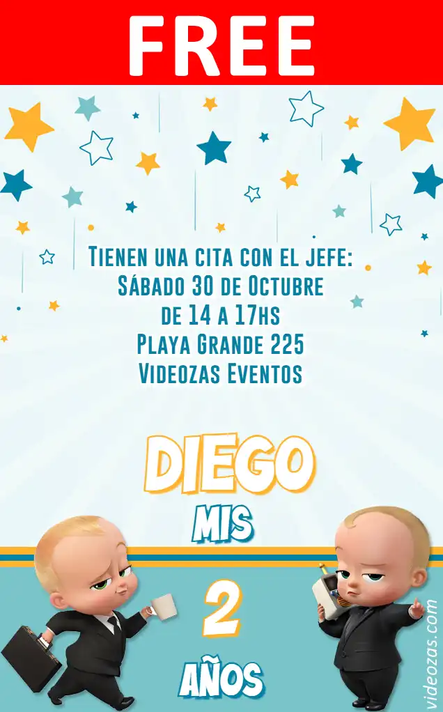 Free personalized birthday invitation bebe_jefe 03