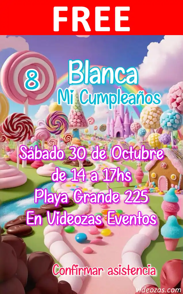 Free personalized birthday invitation candy_land 03