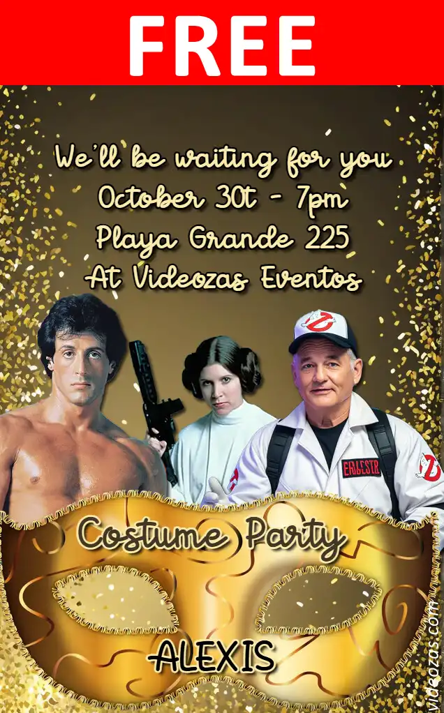 Free Costume Party Invitation | Editable and Customizable | Easy and Fast | Make Online Now!