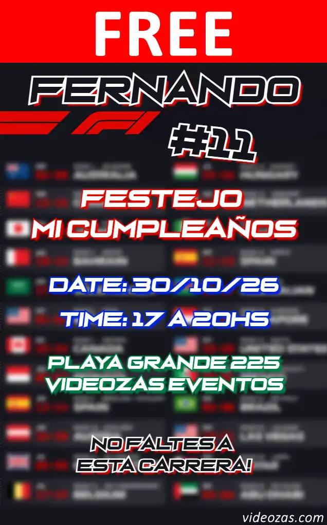 Free F1 Invitation | Editable and Customizable | Easy and Fast | Make Online Now!