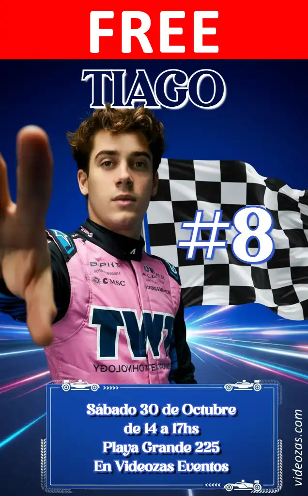 Free F1 Invitation | Editable and Customizable | Easy and Fast | Make Online Now!