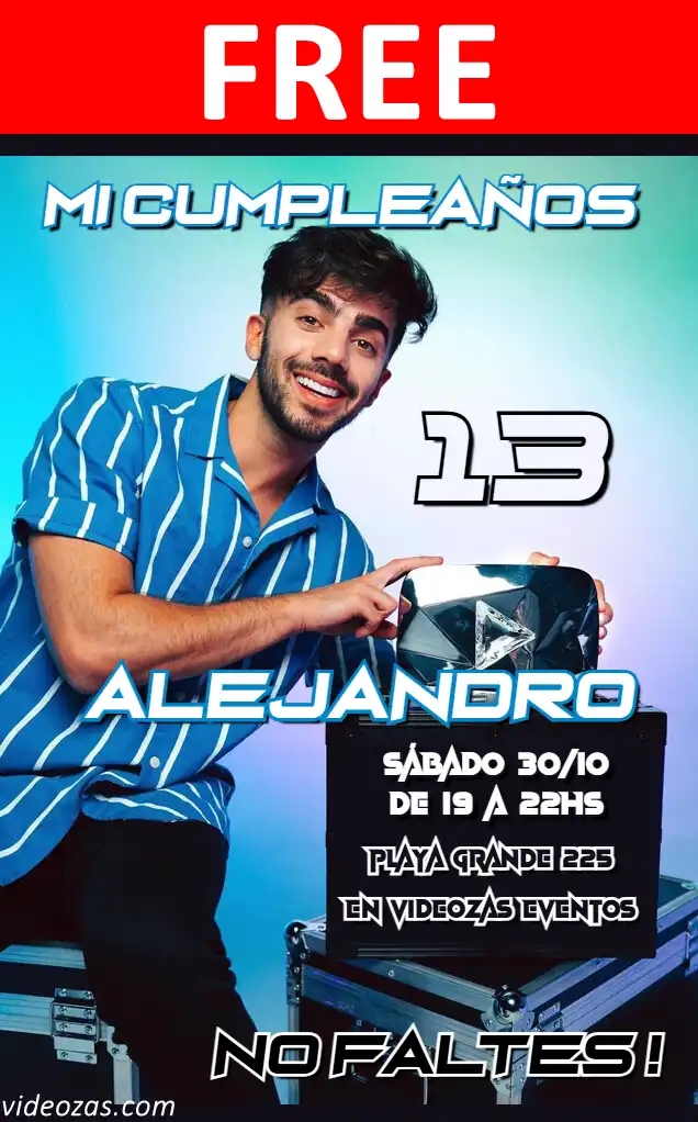 Free personalized birthday invitation fede_vigevani 01