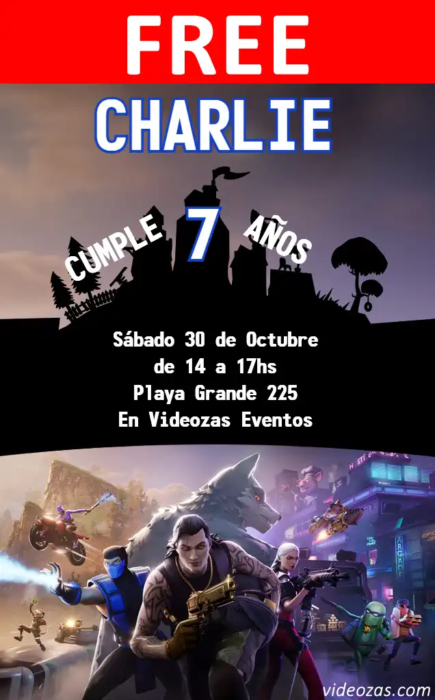 Free personalized birthday invitation fortnite 03