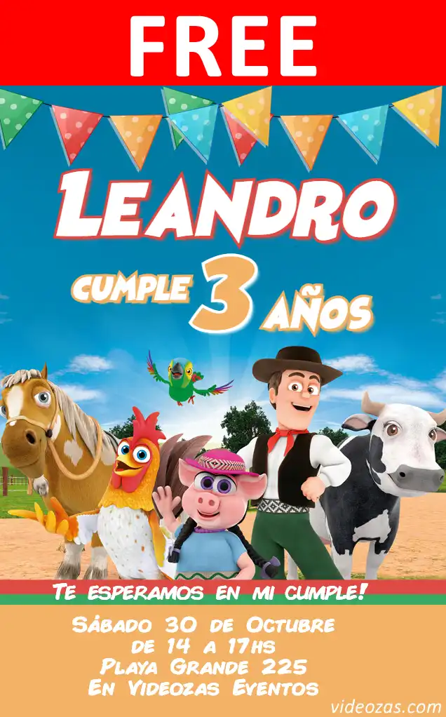 Free personalized birthday invitation granja_de_zenon 04