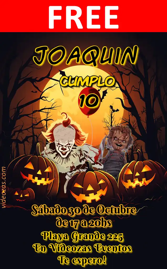 Free Spooky Halloween Invitation | Editable and Customizable | Easy and Fast | Make Online Now!