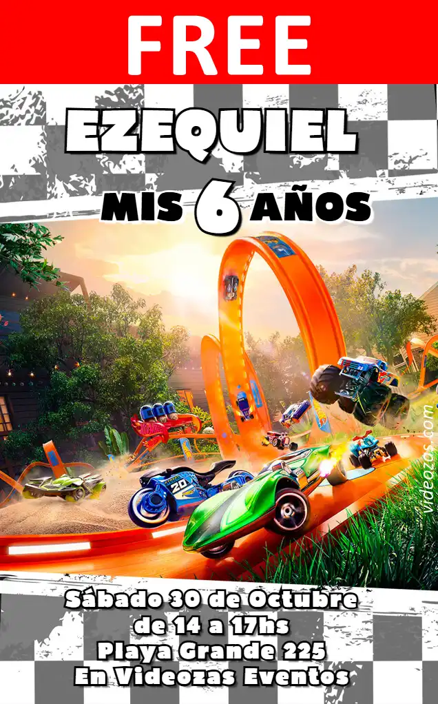 Free personalized birthday invitation hotwheels 04