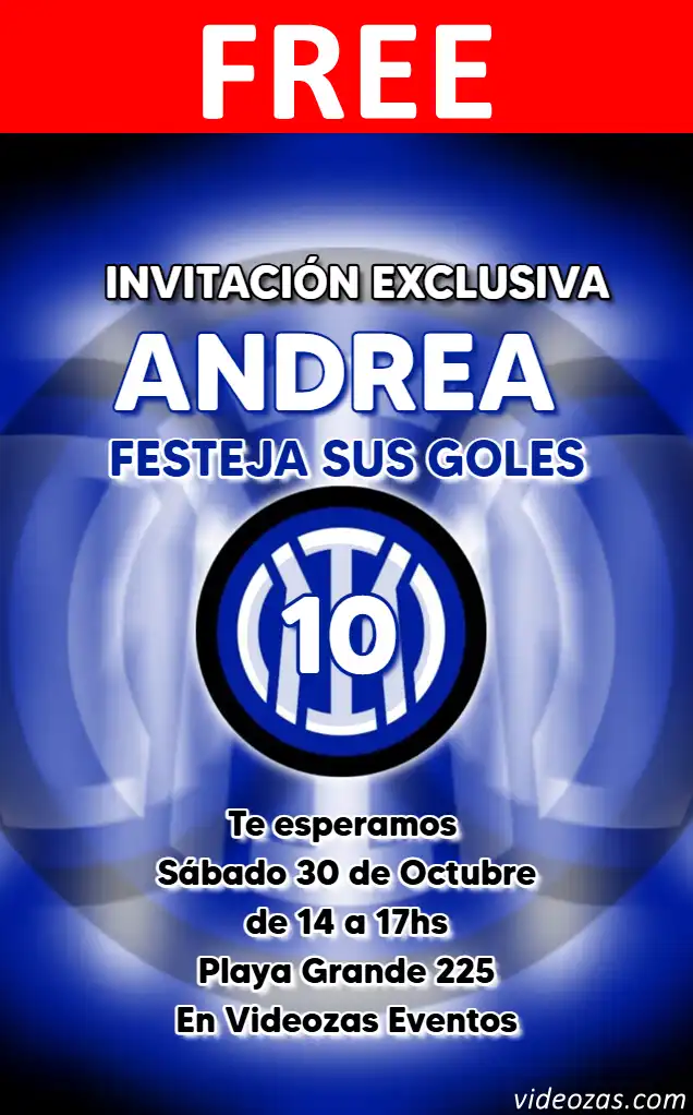 Free personalized birthday invitation inter_milan 03