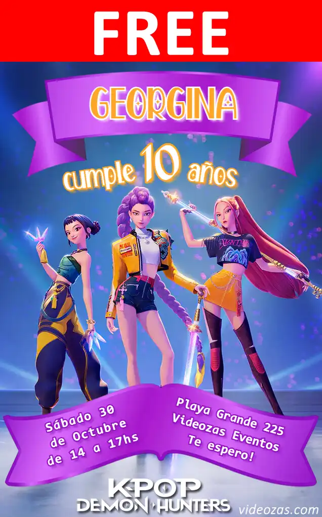 Free K-pop Huntrix Invitation | Editable and Customizable | Easy and Fast | Make Online Now!