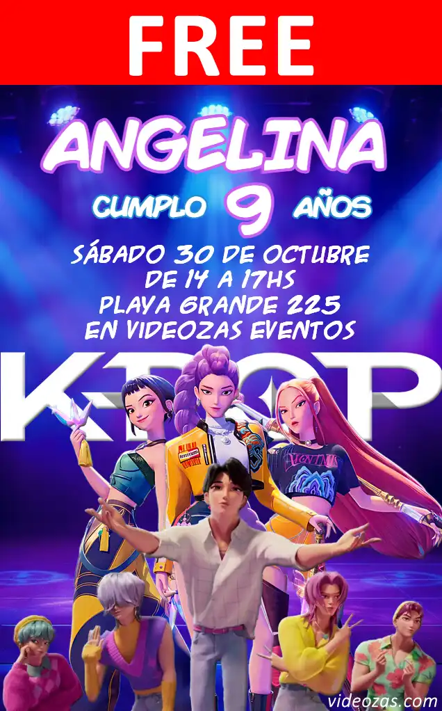 Free K-pop Huntrix Invitation | Editable and Customizable | Easy and Fast | Make Online Now!