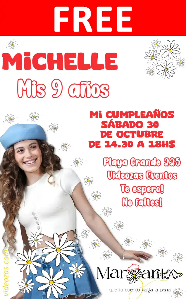 Free personalized birthday invitation margarita_serie 03
