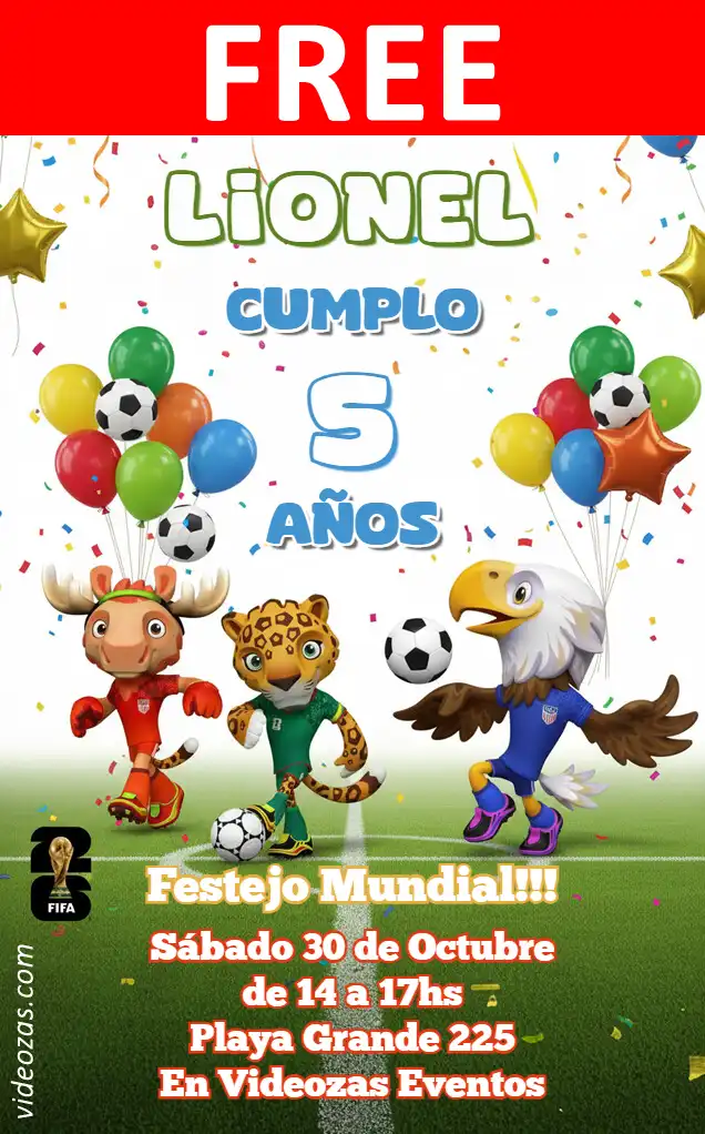 Free personalized birthday invitation mundial_26 01