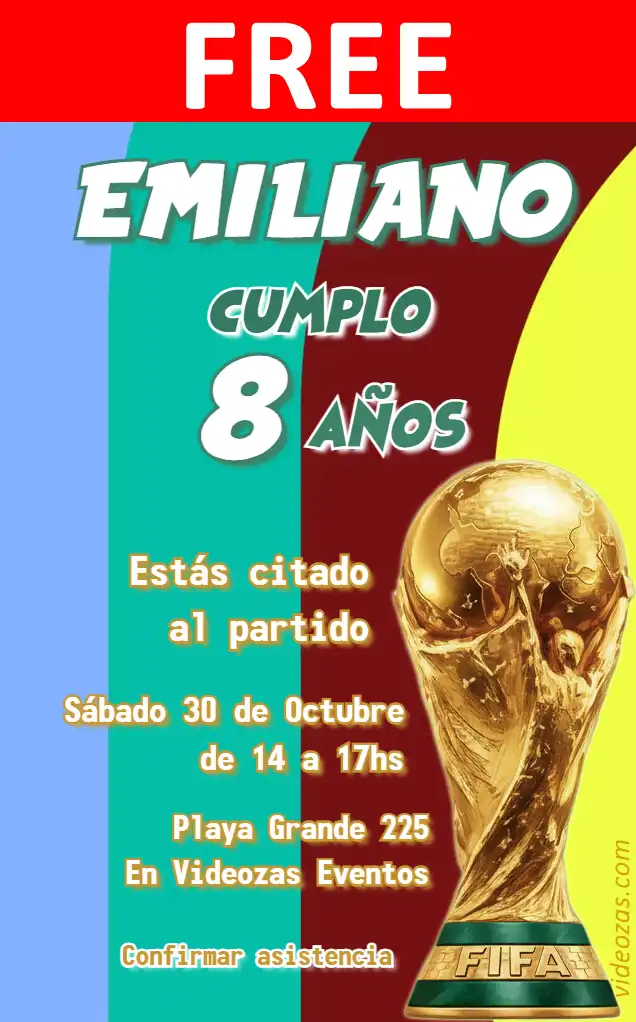 Free FIFA World Cup 2026 Invitation | Editable and Customizable | Easy and Fast | Make Online Now!