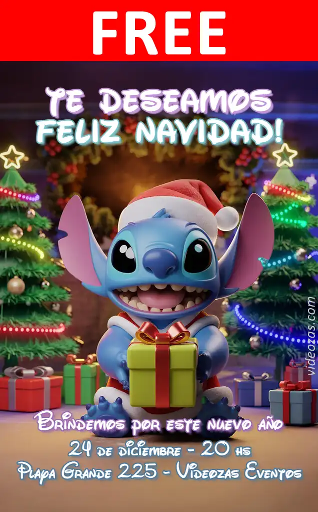 Free Christmas New Year Invitation | Editable and Customizable | Easy and Fast | Make Online Now!