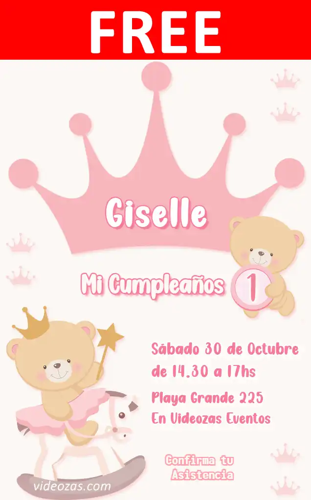 Free personalized birthday invitation osita_princesa 04