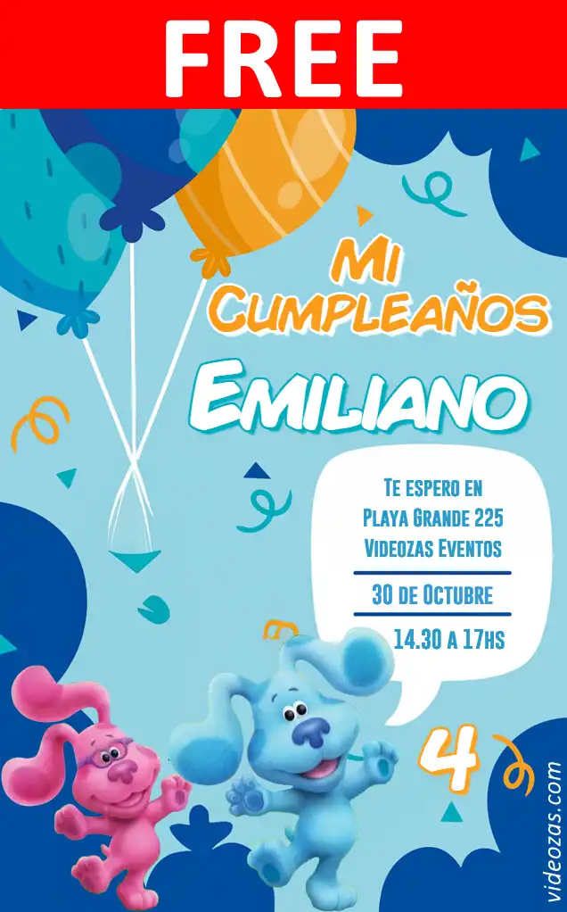 Free personalized birthday invitation pistas_de_blue 03