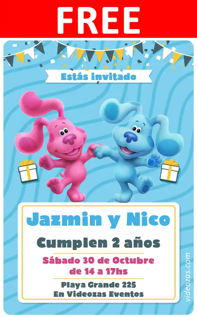 Free personalized birthday invitation pistas_de_blue 04