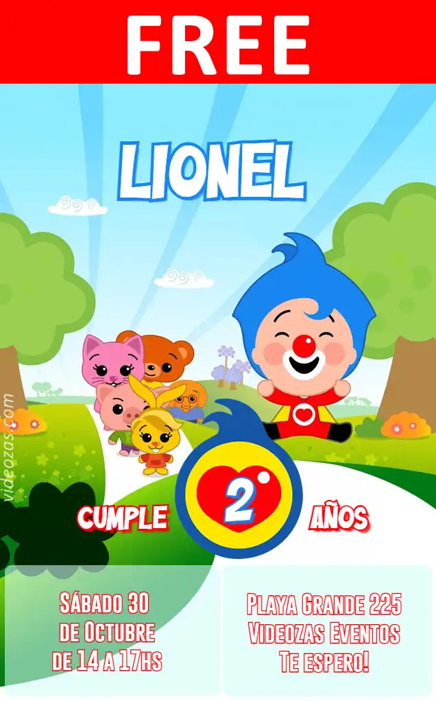Free personalized birthday invitation plimplim 01
