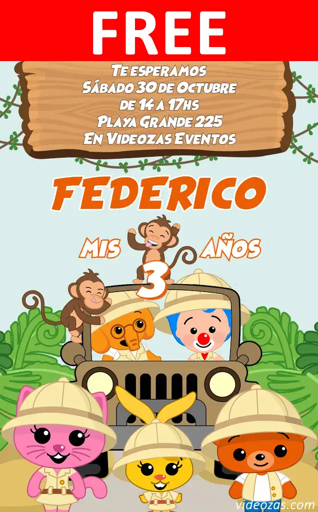 Free personalized birthday invitation plimplim 04