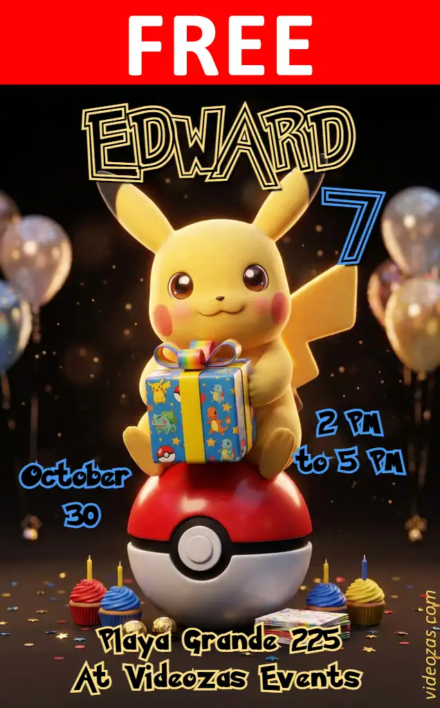 Free Pokemon Invitation | Editable and Customizable | Easy and Fast | Make Online Now!