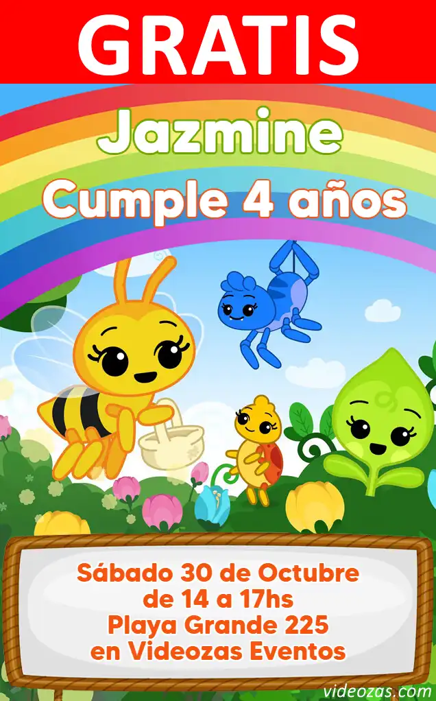 Convite Abelhinha Chiquitita GRÁTIS | Editável e Personalizável | Fácil e Rápido | Faça Online Agora!