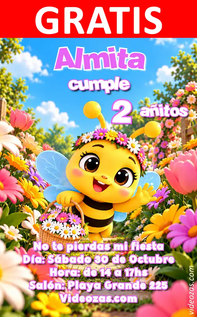Invito Apina Chiquitita GRATIS | Modificabile e Personalizzabile | Facile e Veloce | Crea Online Ora!