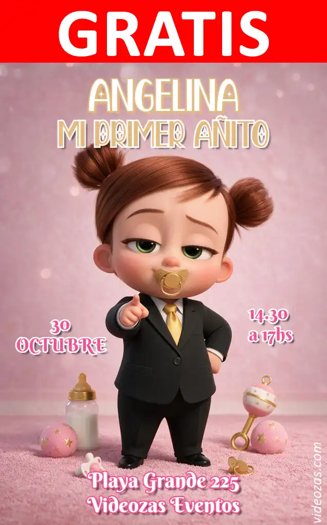 Invitación Bebé Jefazo GRATIS | Editable y Personalizable | Fácil y Rápido | Hacer Online Ahora!