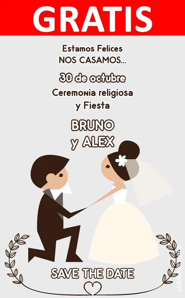 Convite Casamento GRÁTIS | Editável e Personalizável | Fácil e Rápido | Faça Online Agora!