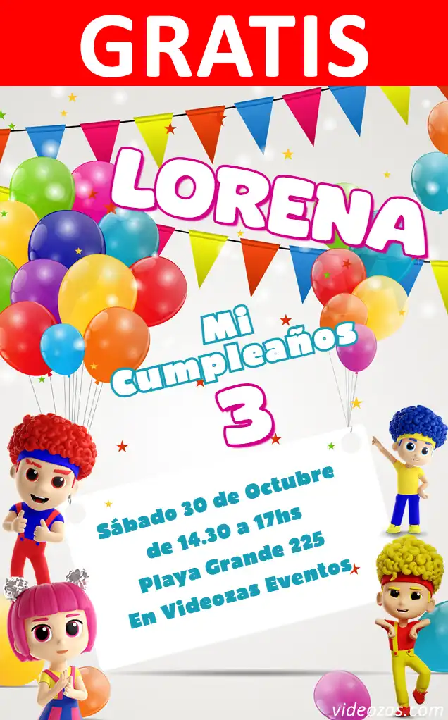 Convite de aniversário personalizado grátis dbillions 03