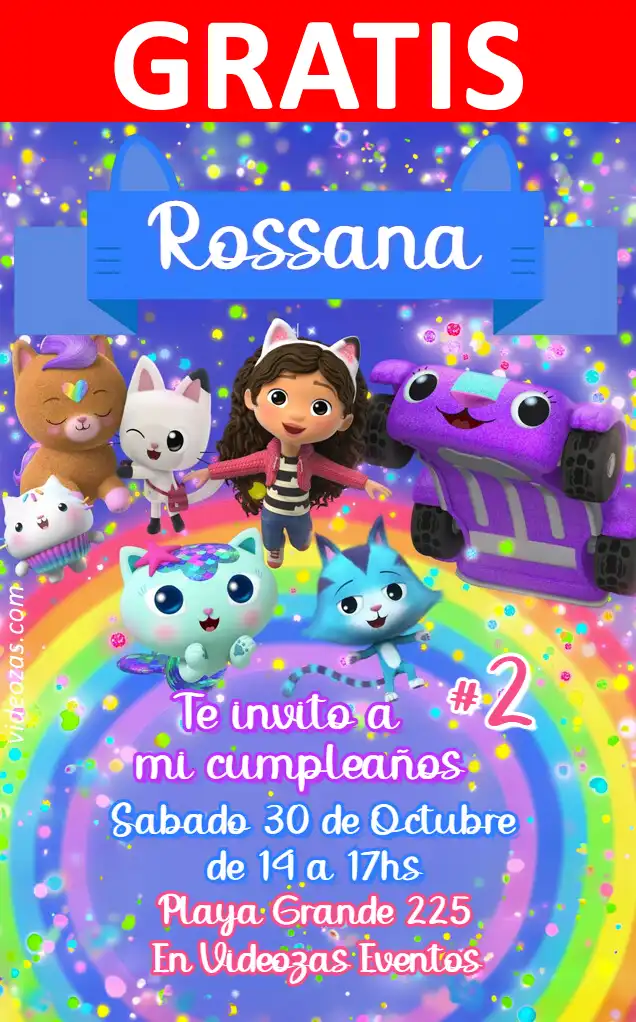 Convite de aniversário personalizado grátis gabby_pandy 02